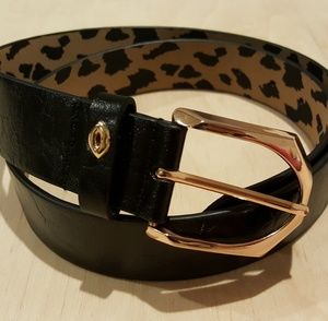Faux leather  belt for women